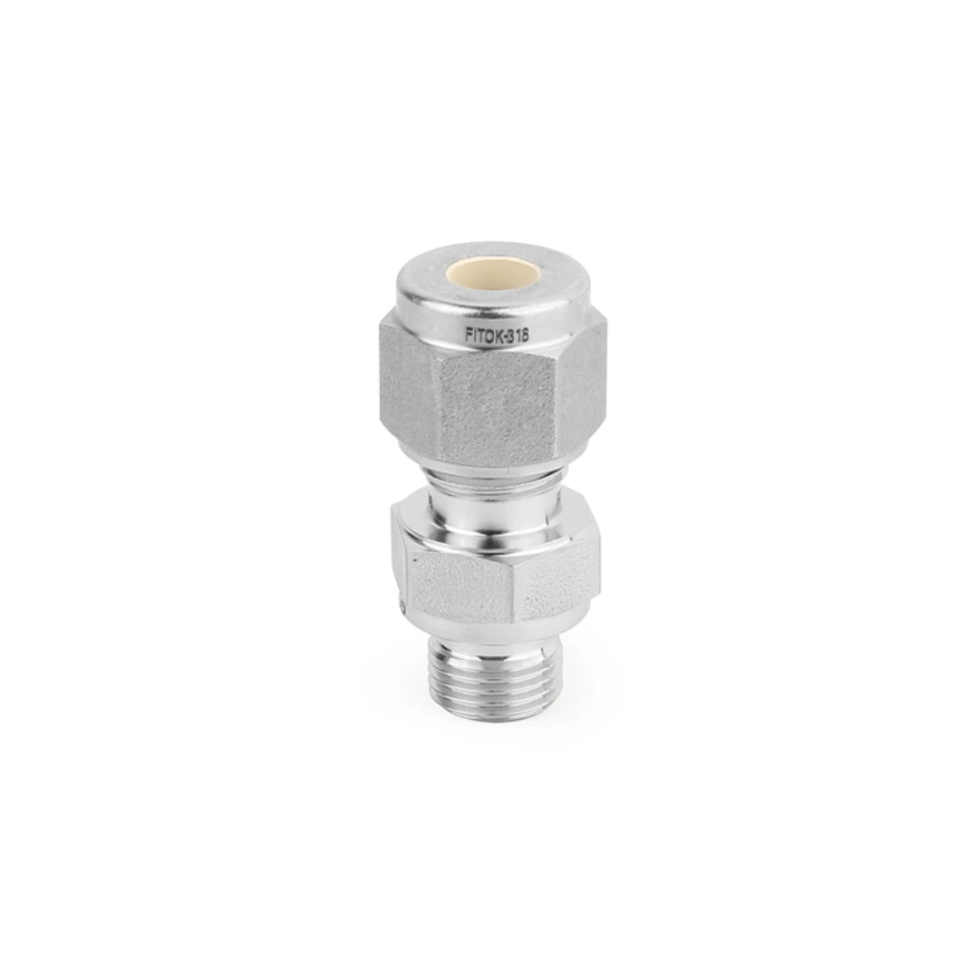 FITOK Male Connectors (ISO Parallel (RP), Fractional Tube)