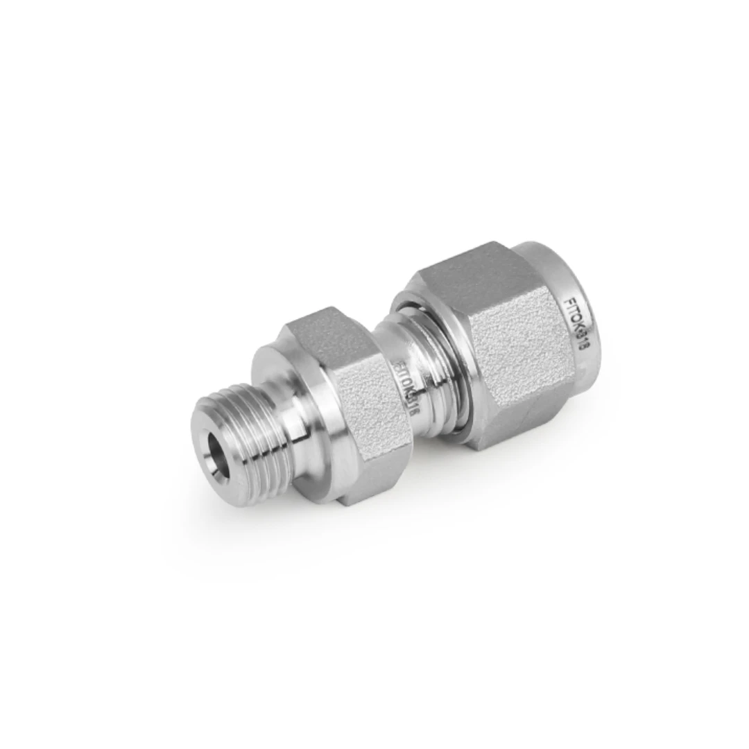 FITOK Male Connectors (ISO Parallel (RP), Metric Tube)