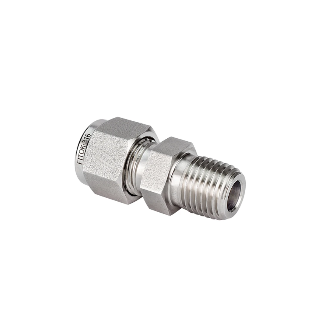 FITOK Male Connectors (ISO Tapered (RT), Fractional Tube)