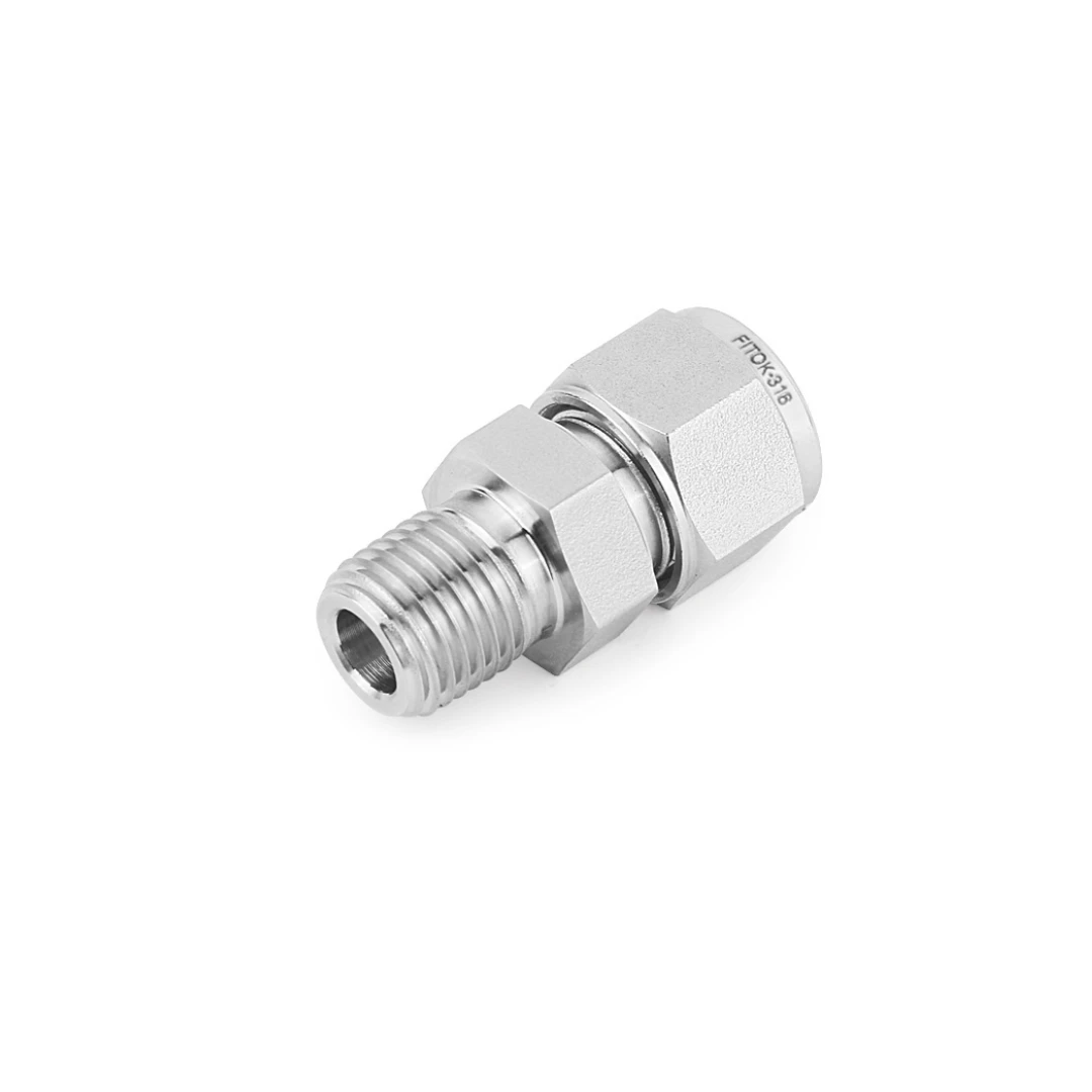 FITOK Male Connectors (ISO Tapered (RT), Metric Tube)