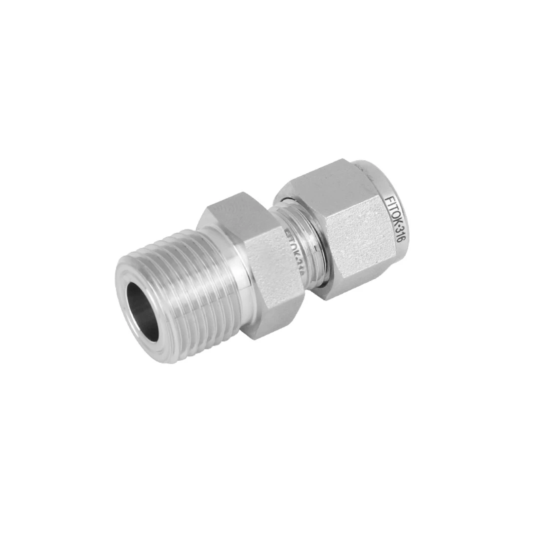 FITOK Male Connectors (Metric (MS), Fractional Tube)