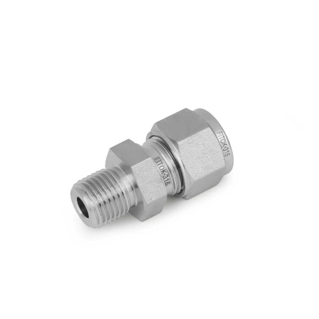 FITOK Male Connectors (Metric (MS), Metric Tube)