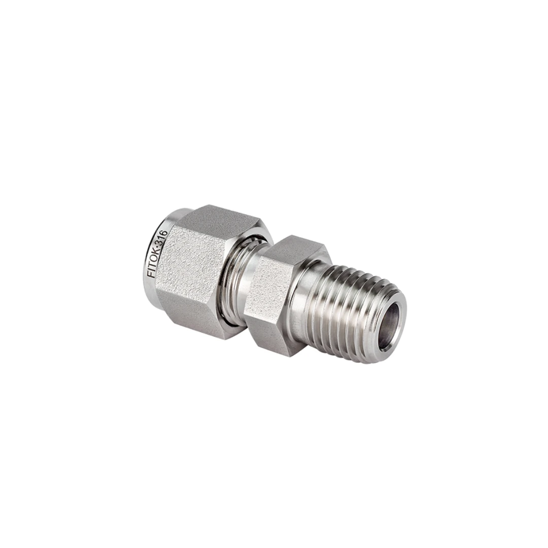 FITOK Male Connectors (NPT, Fractional Tube)