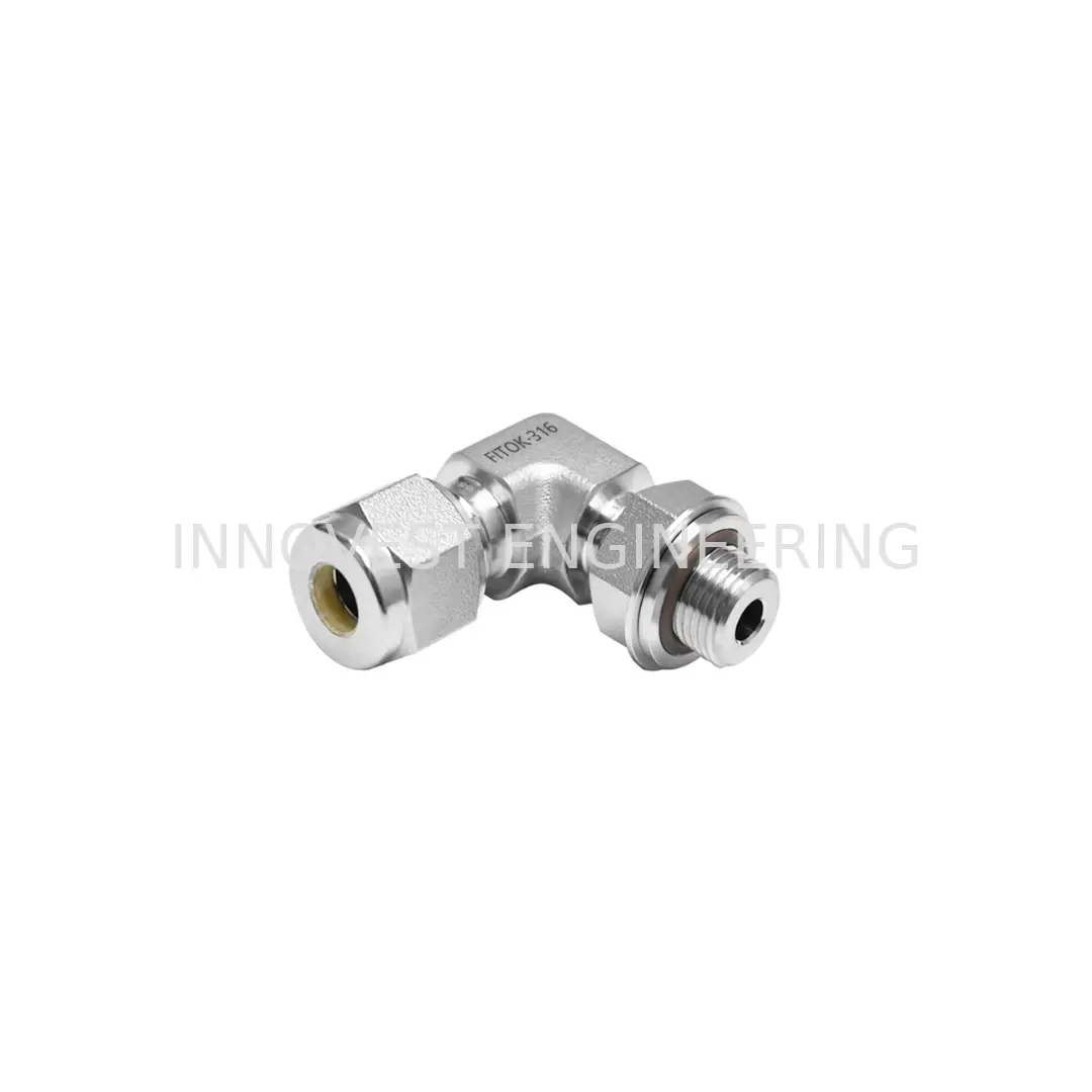 FITOK Positionable Male Elbows (ISO Parallel (PP), Metric Tube)
