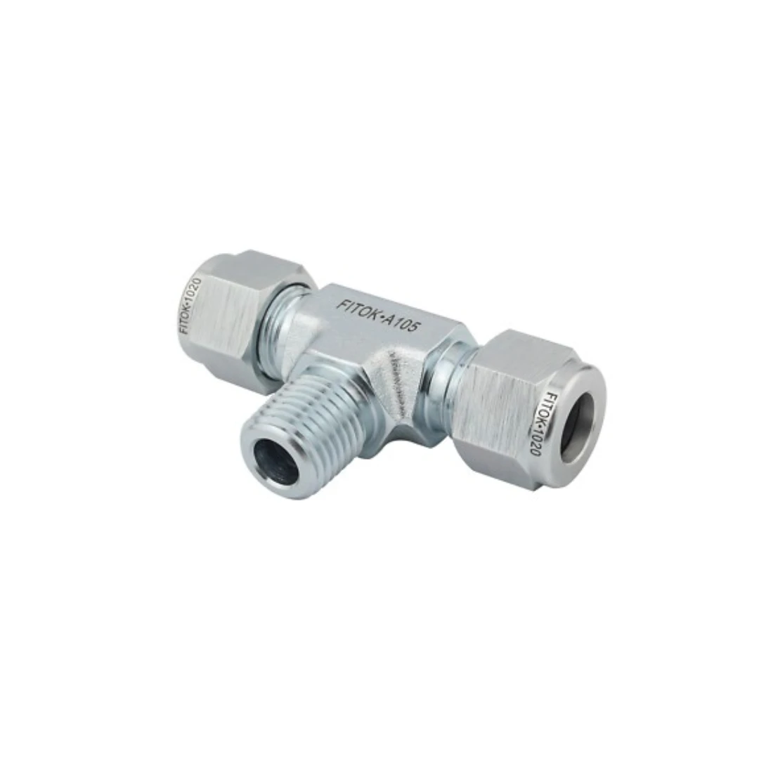 FITOK Positionable Male Branch Tees (ISO Parallel (PP), Metric Tube)