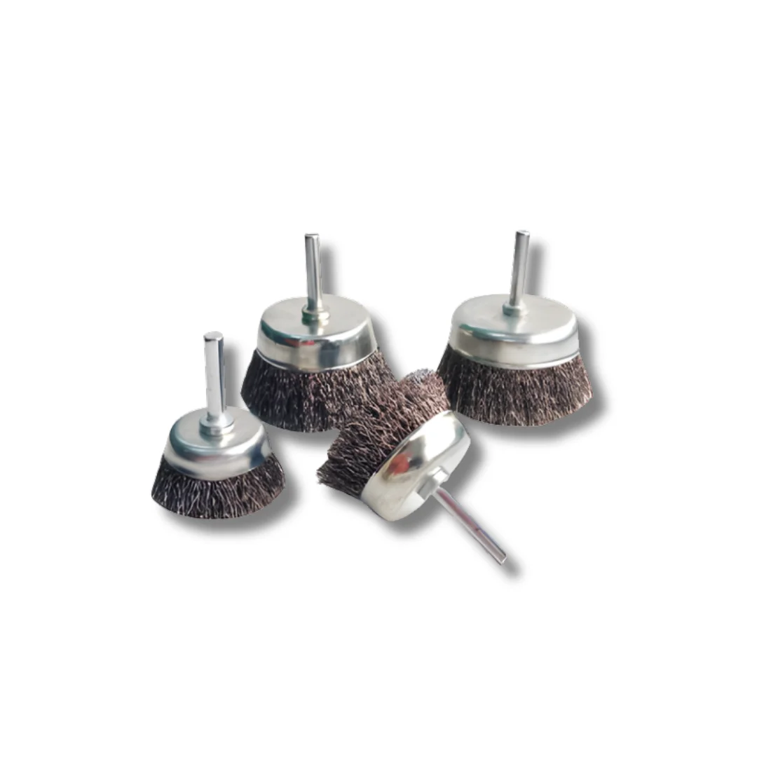 Glitz Stainless Steel 304 Cup Brush With Shank 6mm 0.3 Wire