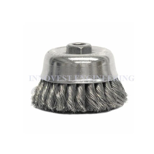 Glitz Stainless Steel Twist Knot Cup Brush