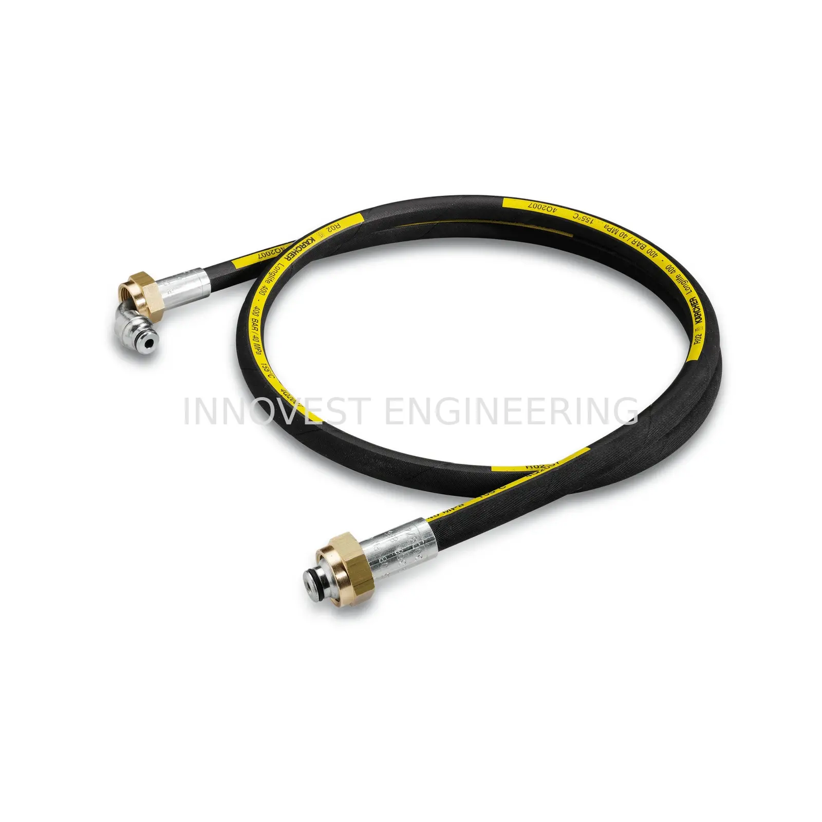 Karcher High-pressure Hose Curved, 1.5 M, Id 8, 400 Bar, 2 X M22 X 1.5