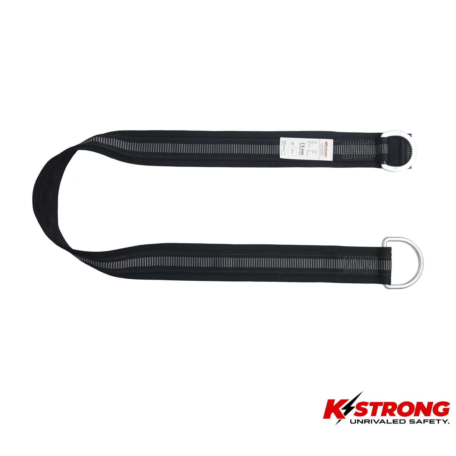 K STRONG Cross Arm Anchor Strap Both Side D ring with Polyester Covering