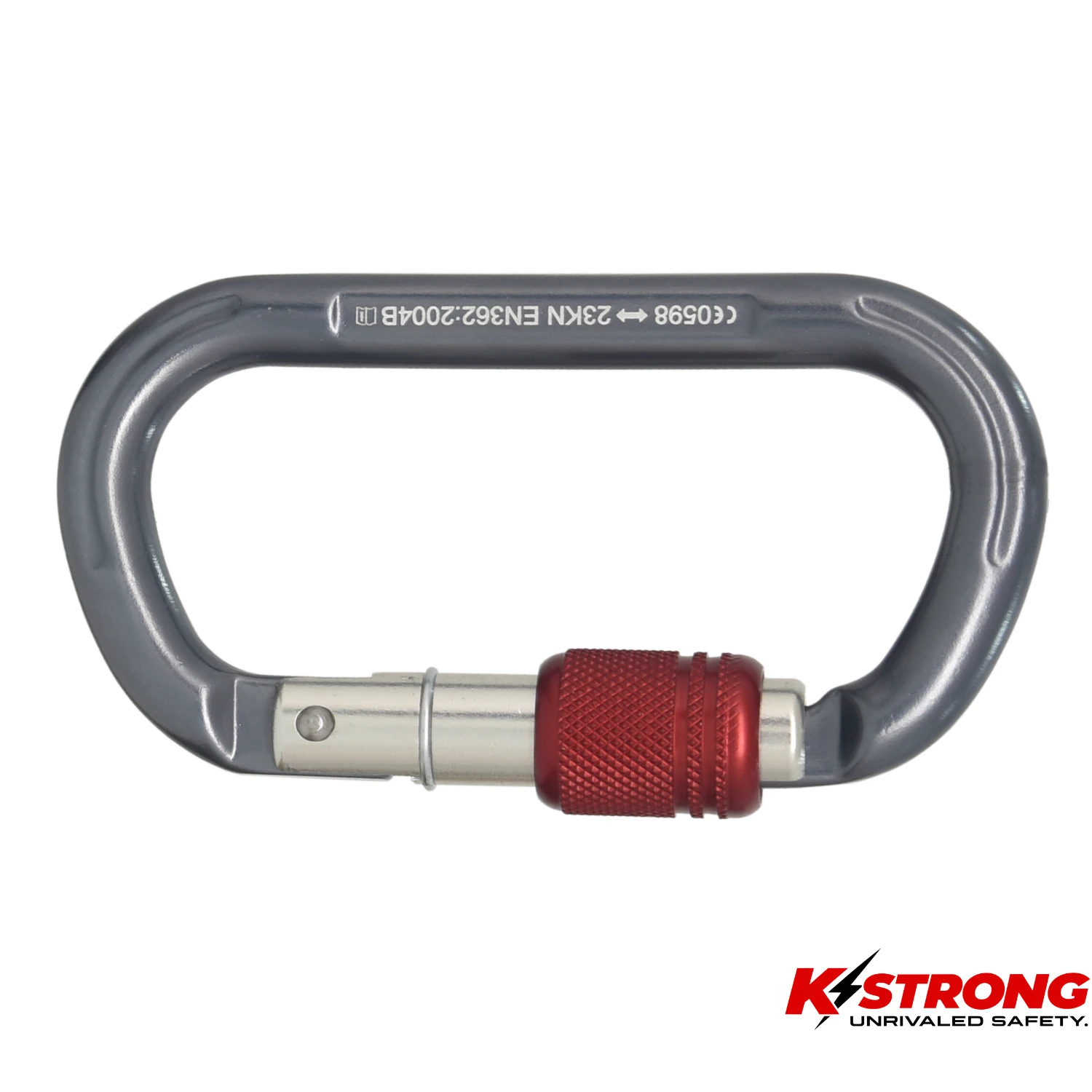K STRONG Aluminum Screw Gate Karabiner