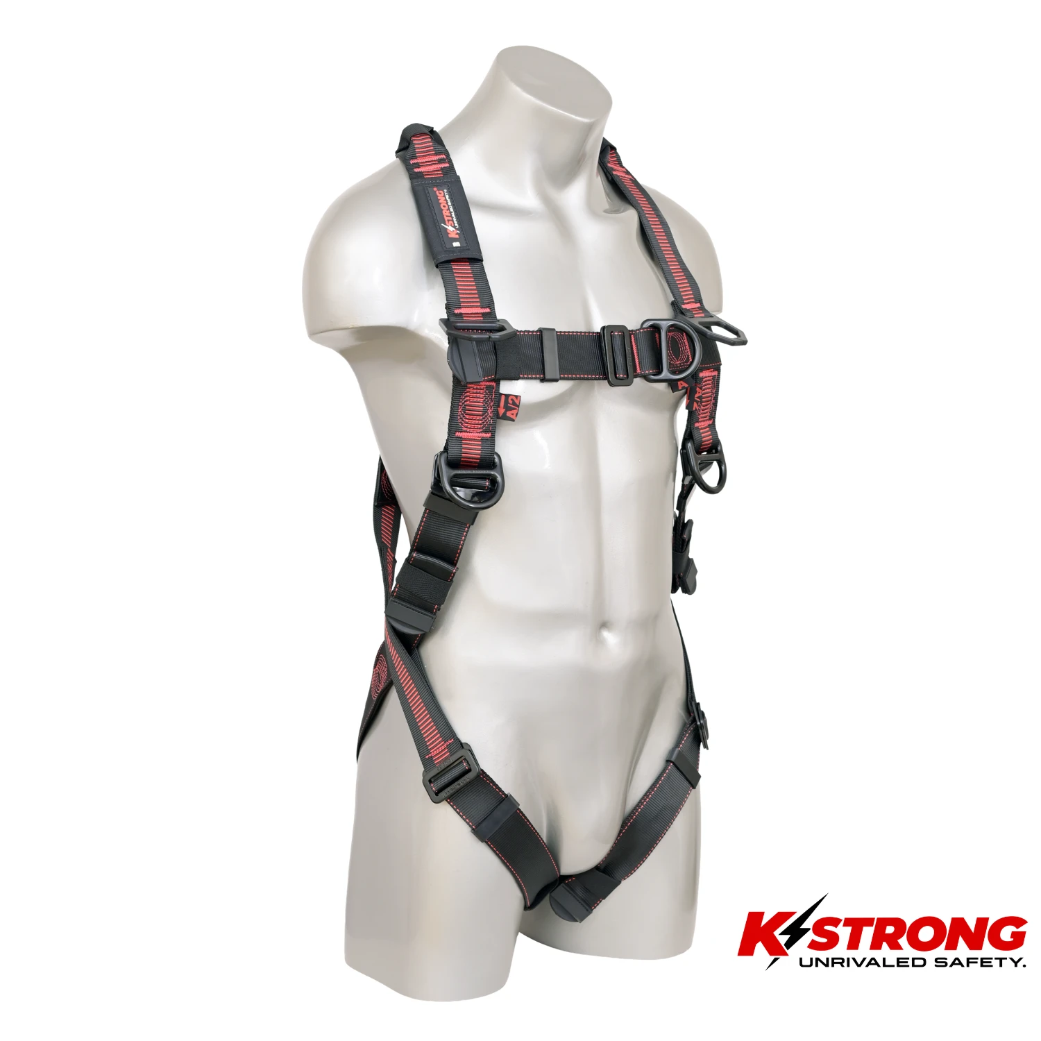 K STRONG Elite Confined Space Harness 3-Point Adjustment, 3-Point Attachment