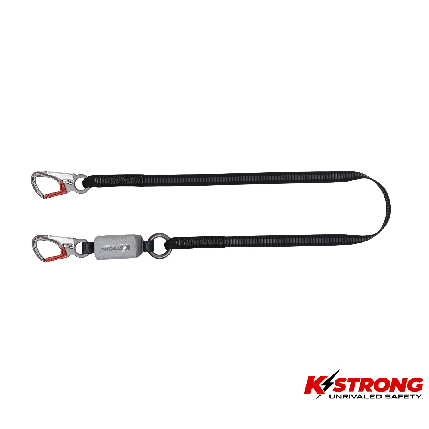 K STRONG Epic Shock Absorbing Lanyard with Aluminum Snap Hooks
