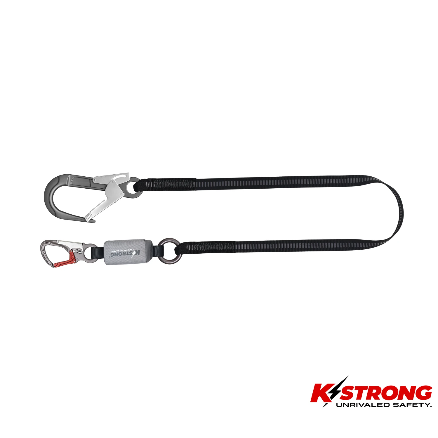 K STRONG Epic Shock Absorbing Lanyard with Snap & Scaffold Hooks