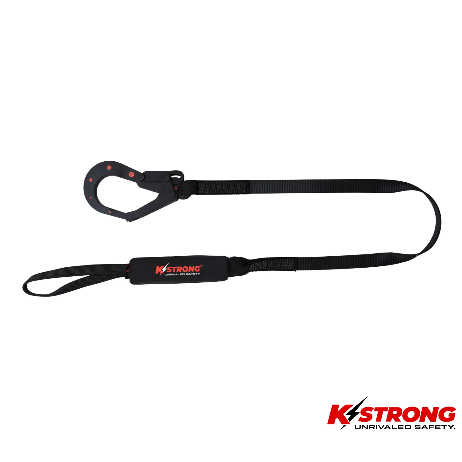 K STRONG ElectWorX Lanyard with Webbing Loop & Dielectric Scaffold Hook
