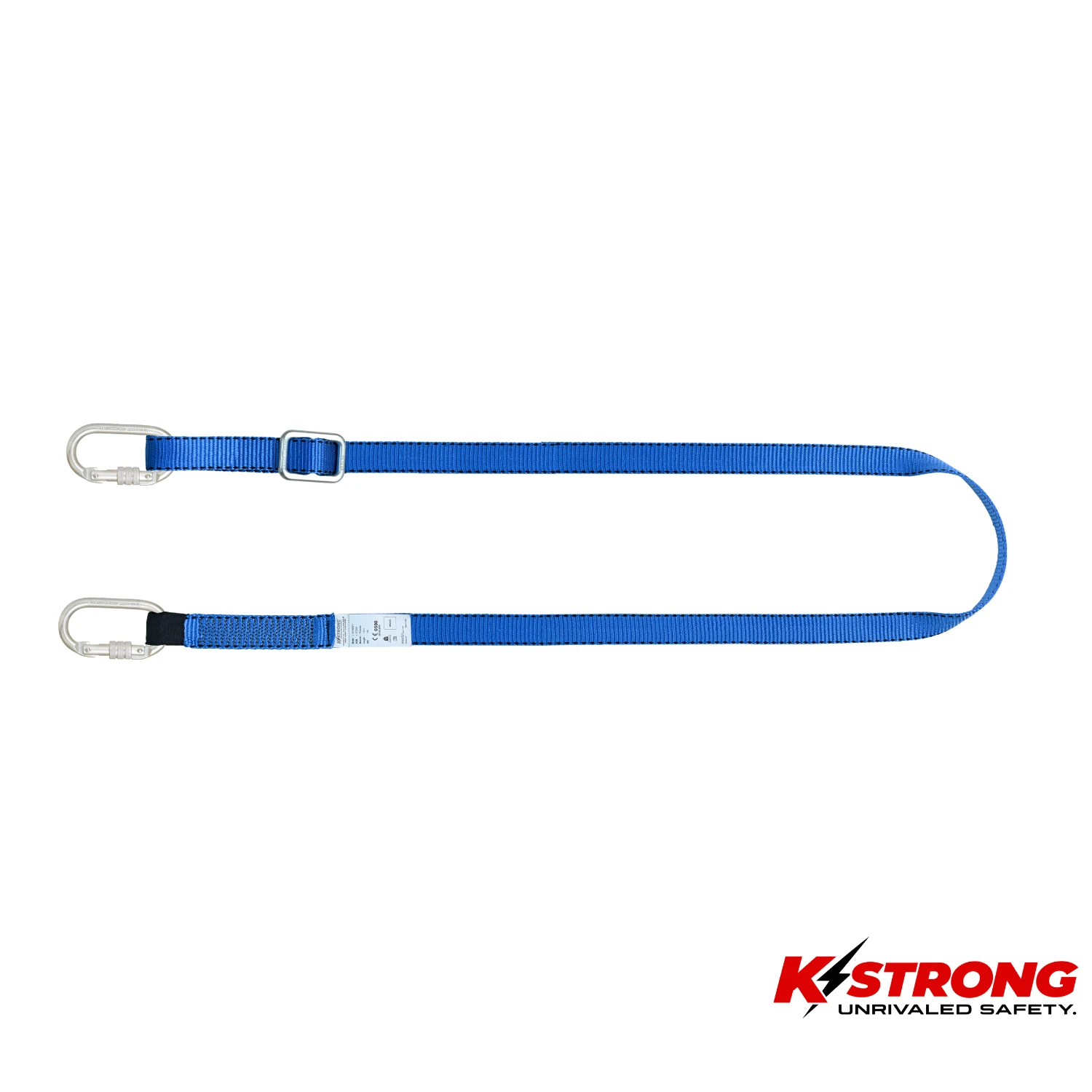 K STRONG Essential Restraint Webbing Adjustable Lanyard with Karabiners