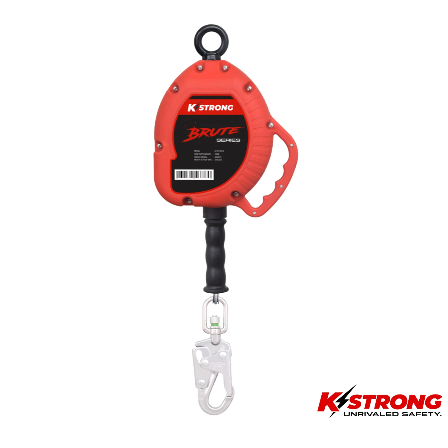 K STRONG Brute SRL (Stainless Steel Wire Rope) 10 Meter with Steel Snap Hook