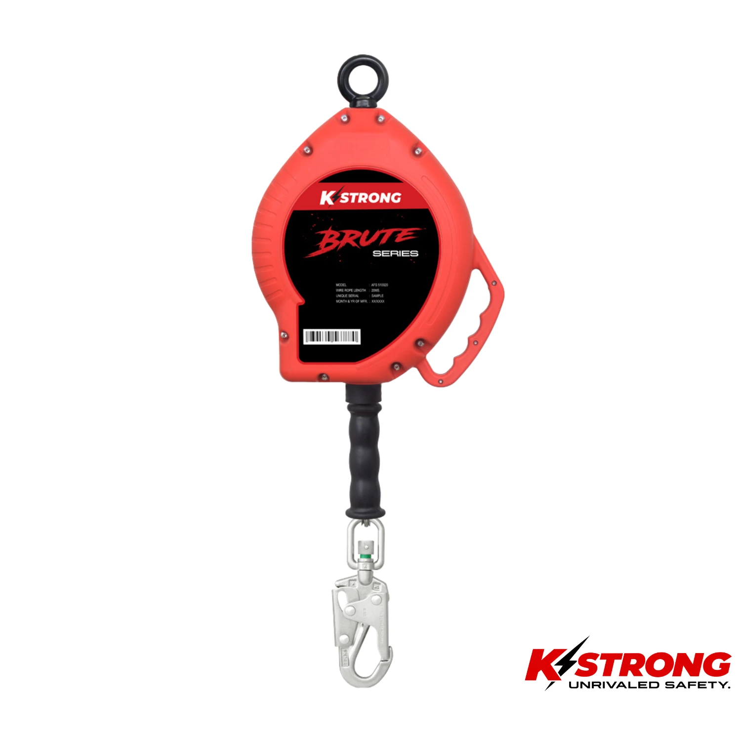 K STRONG Brute SRL (Stainless Steel Wire Rope) 15 Meter with Steel Snap Hook