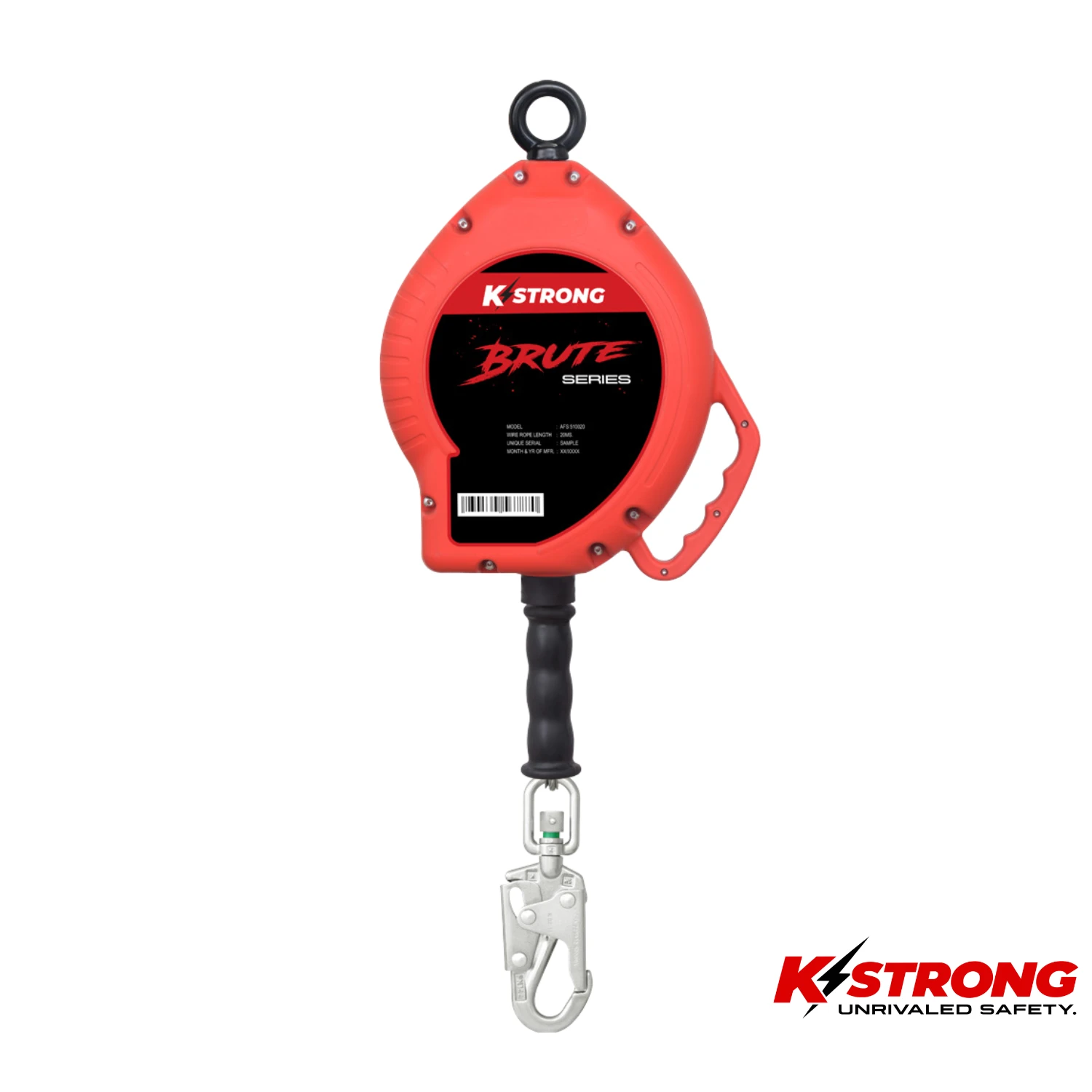 K STRONG Brute SRL (Stainless Steel Wire Rope) 20 Meter with Steel Snap Hook