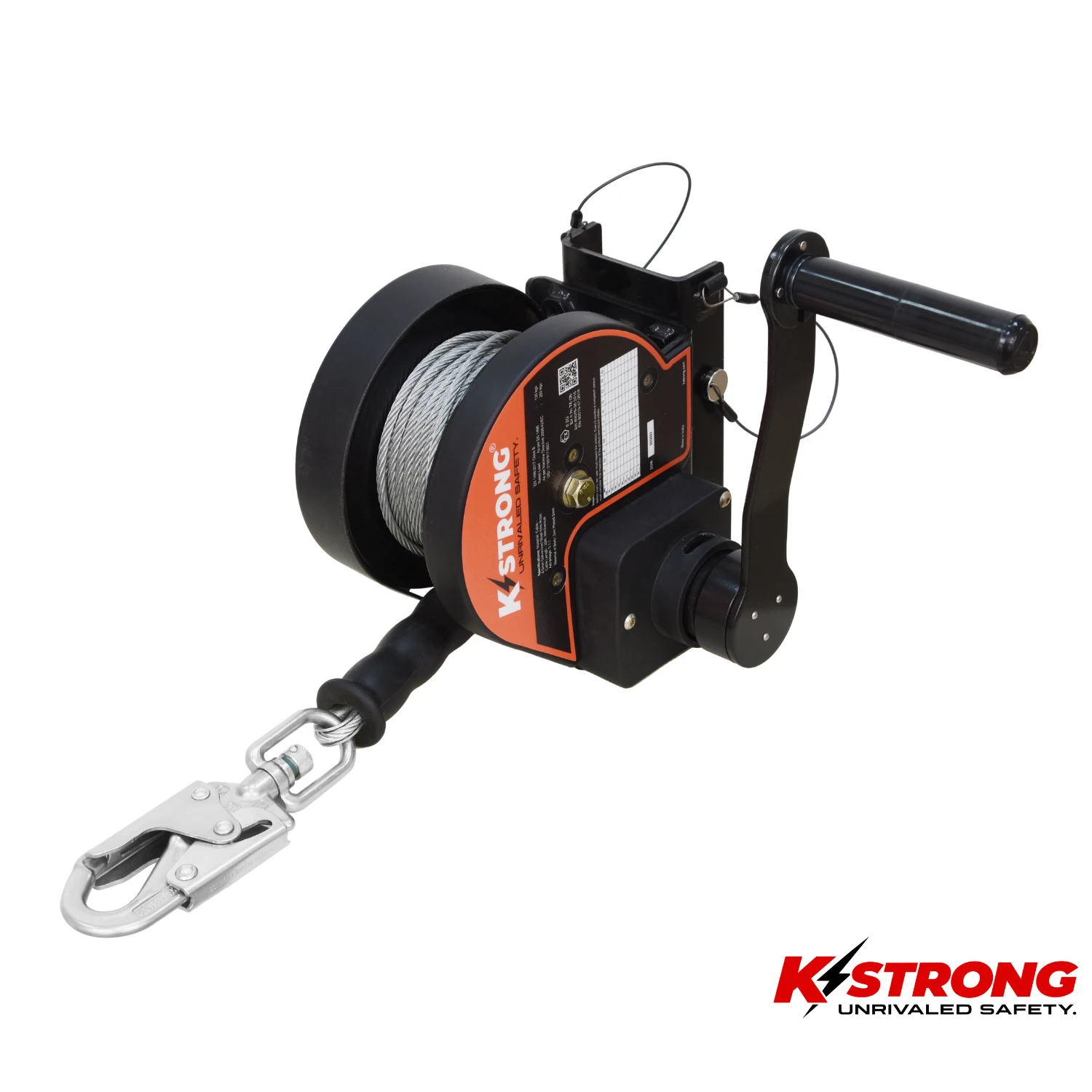 K STRONG Extreme TYPE B Winch 20M c/w Stainless Steel Cable & Hook