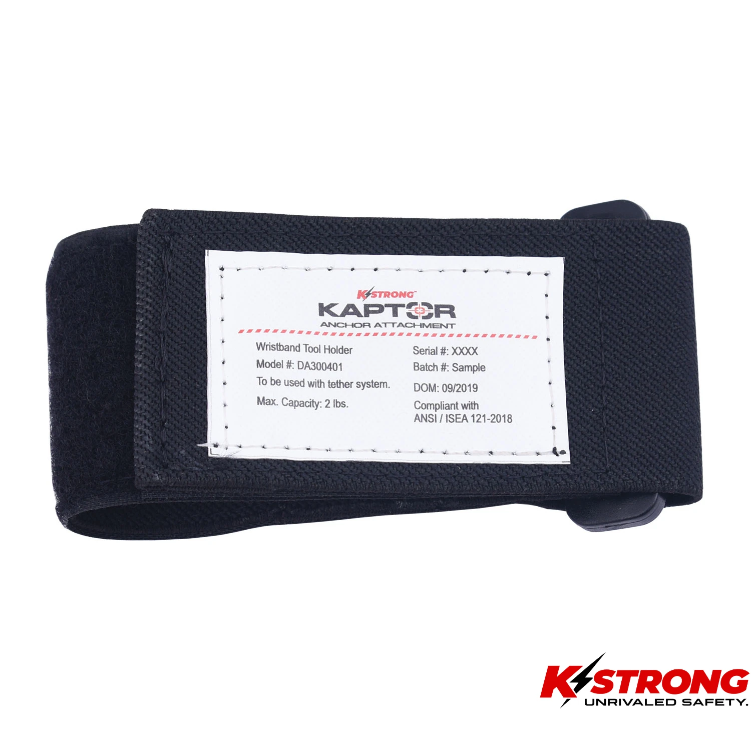K STRONG Pull-On Wrist Lanyard with Buckle