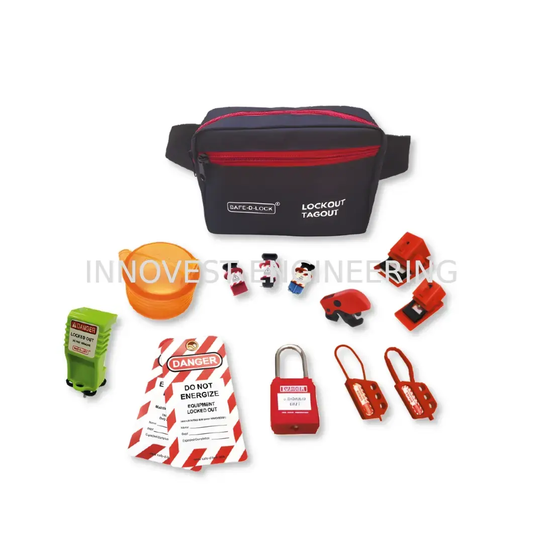 D-Lock V-NP2-R Personal Electrical Lockout Kit