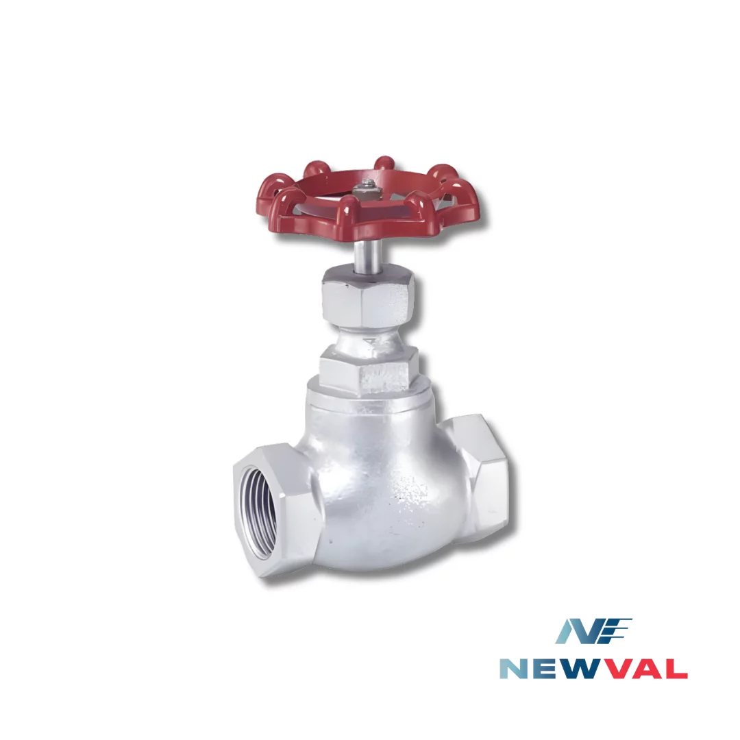NEWVAL  GL214 DUCTILE IRON GLOBE VALVE, 16K, BSP END