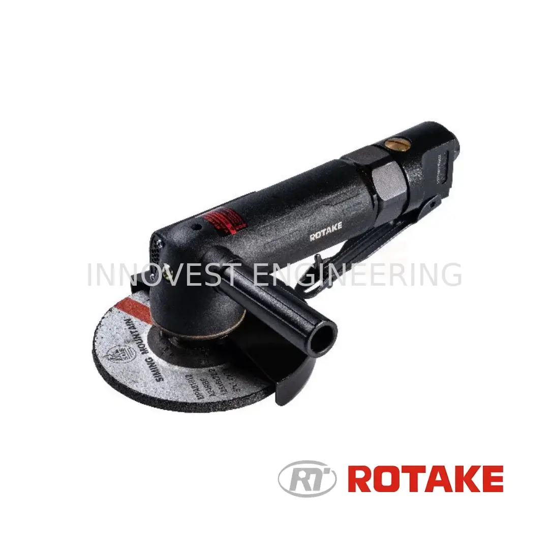 ROTAKE RT-1102B-P 4" Air Angle Grinder
