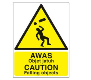 Warning Signs – CAUTION Falling Objects