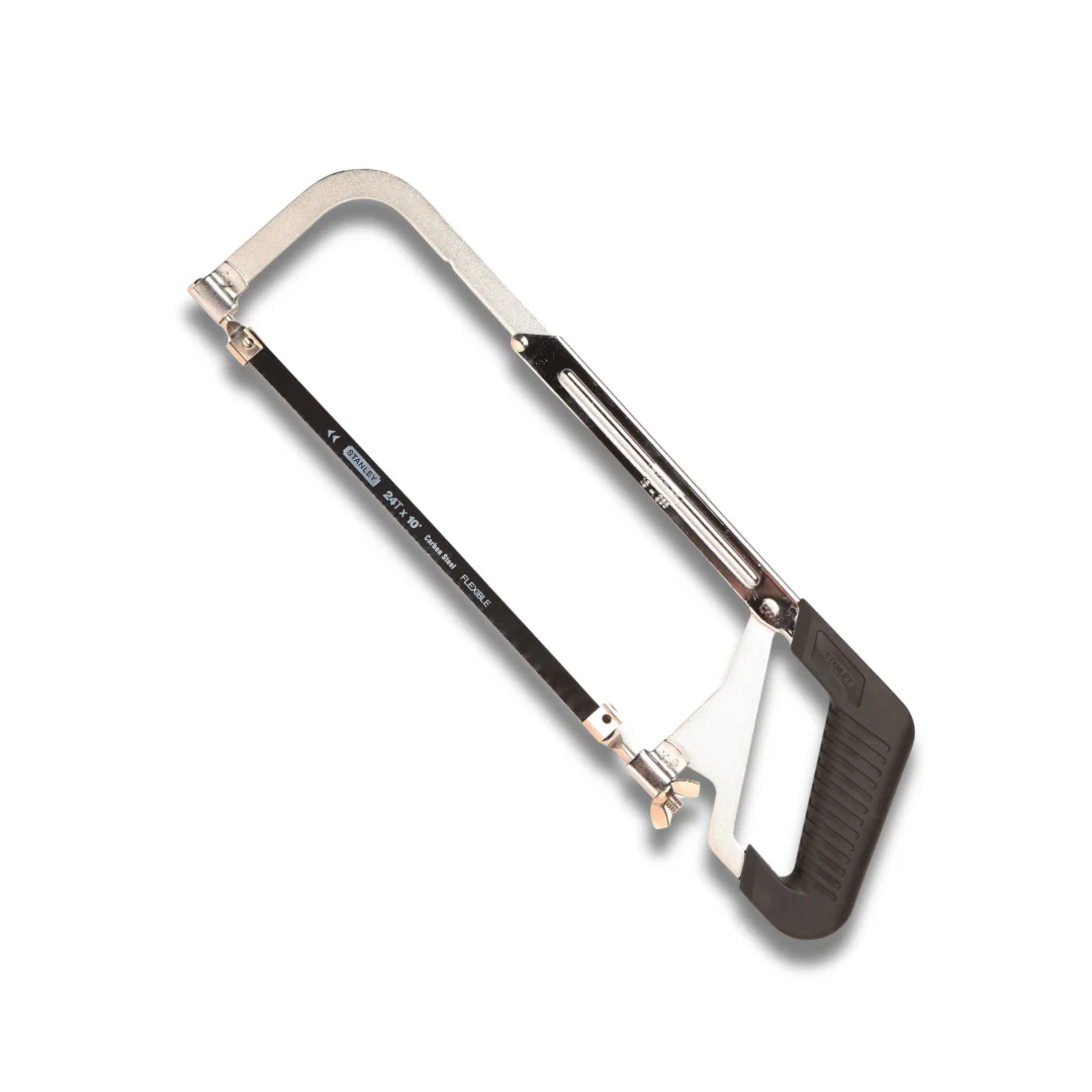 Stanley 15-265 Adjustable Blade Rubber Grip Hacksaw