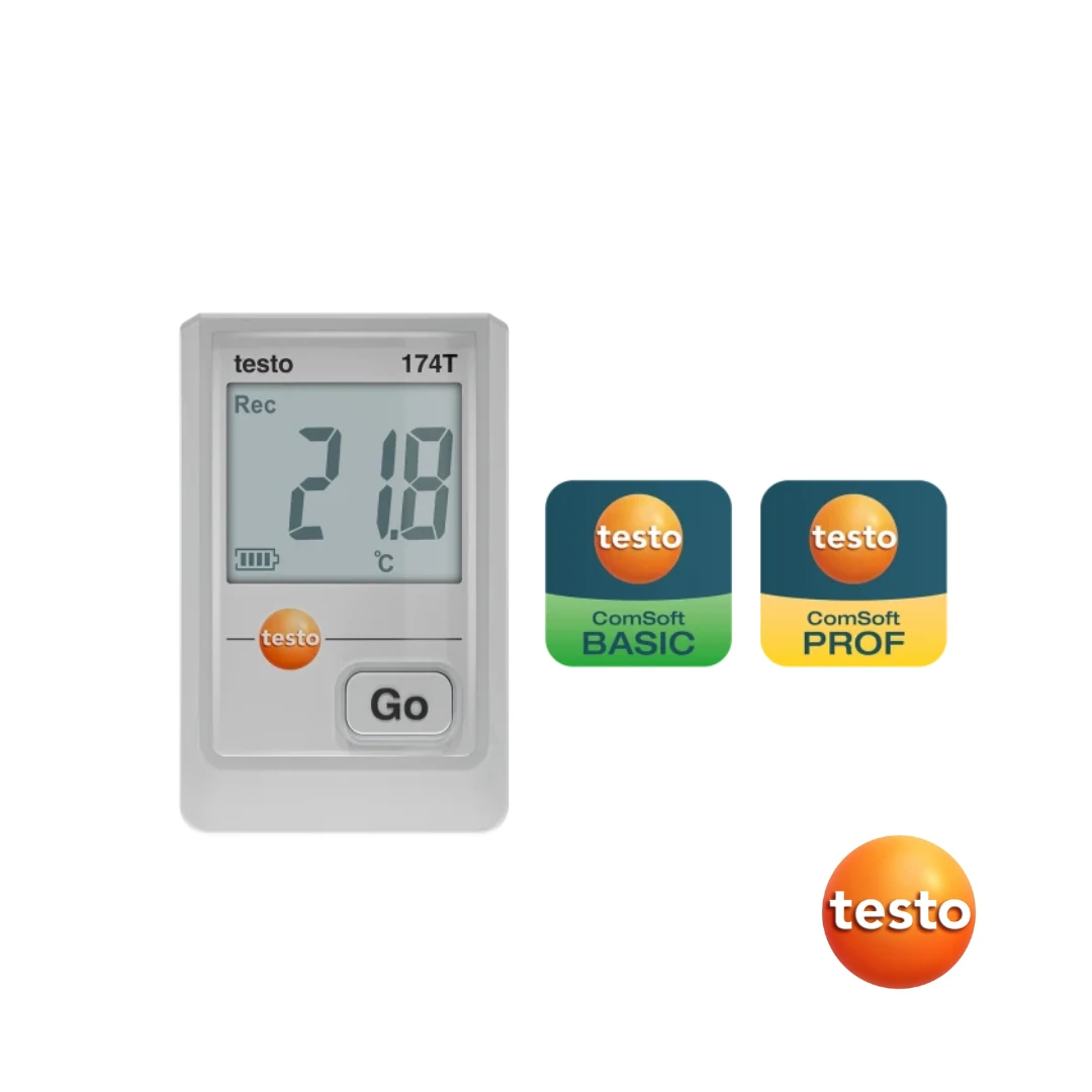 Testo 174 T - Mini Temperature Data Logger with USB-C and PC Software (0572-1740-01)