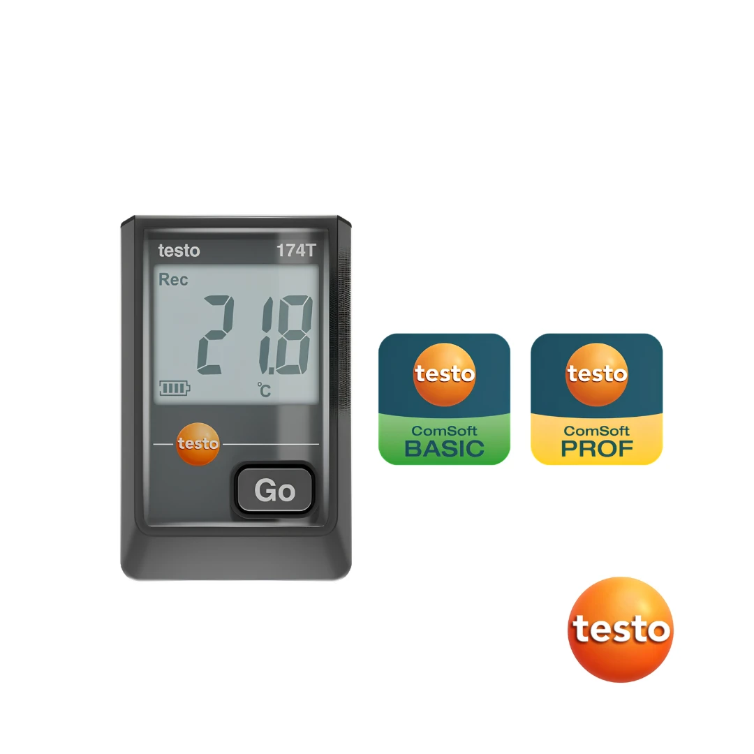 Testo 174 T - Mini Temperature Data Logger with USB-C and PC Software (0572-1740-02)