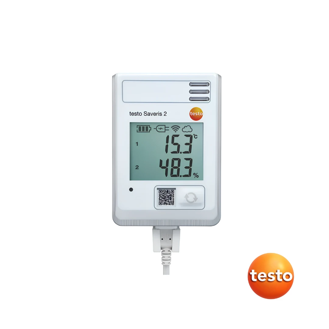 Testo Saveris 2-H1 - WiFi Data Logger with Display and Integrated Temperature and Humidity Probe