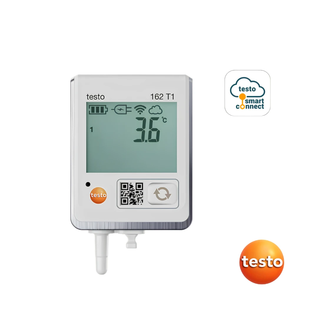 Testo 162 T1 - Online Data Logger with Display and Integrated Temperature Sensor