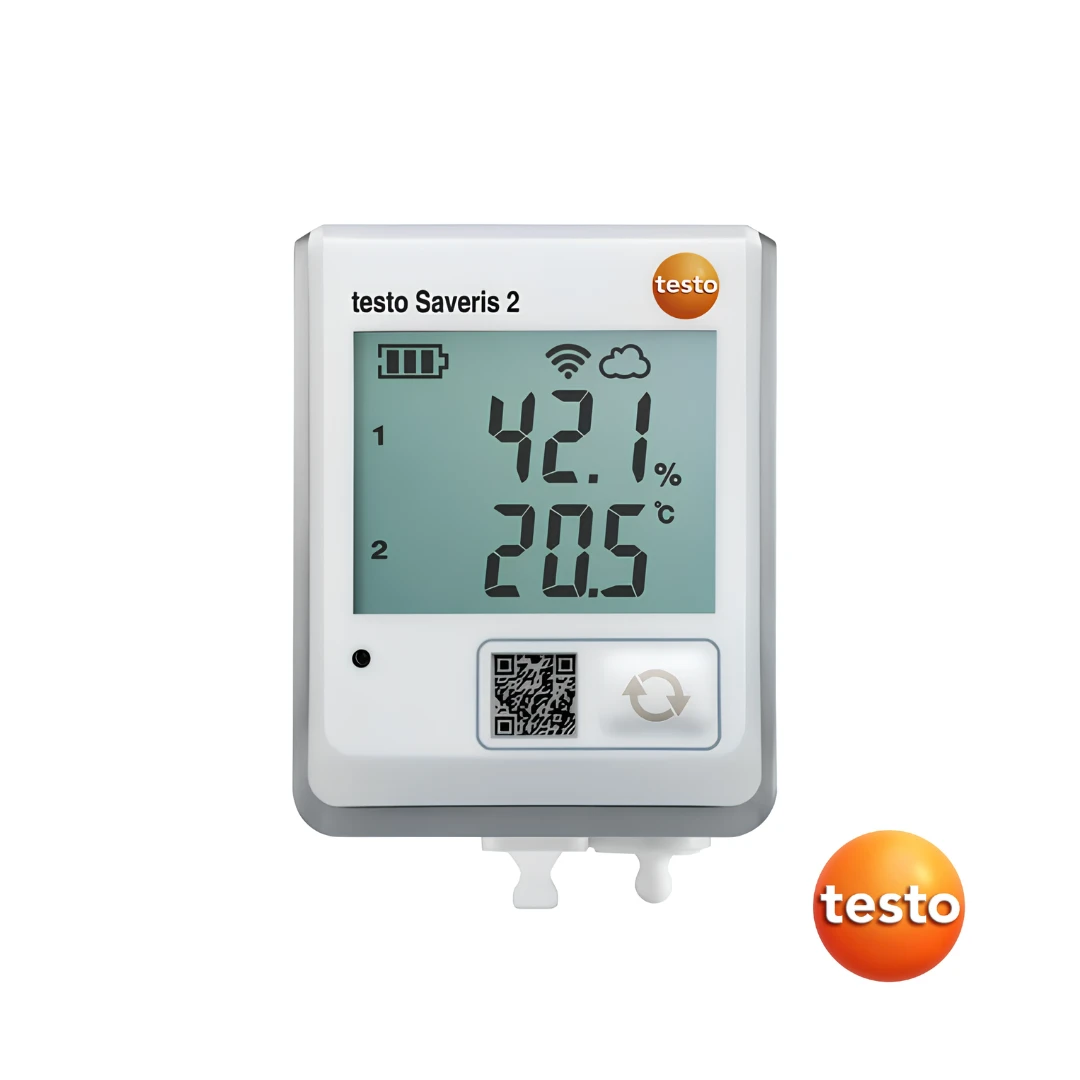 Testo Saveris 2-H2 - WiFi Data Logger with Display and Connectable Temperature and Humidity Probe
