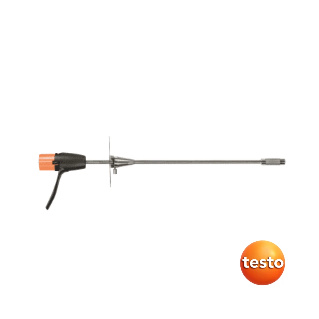 Testo Probe Shaft with Pre-Filter, Length 335 mm, Incl. Cone, Ø 8 mm, Tmax 1000 °C