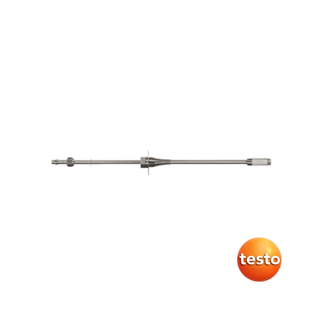 Testo Spare Probe Shaft with Pre-Filter for Flue Gas Probe for Industrial Engines, Probe Shaft Length 335 mm, Tmax 1000 °C