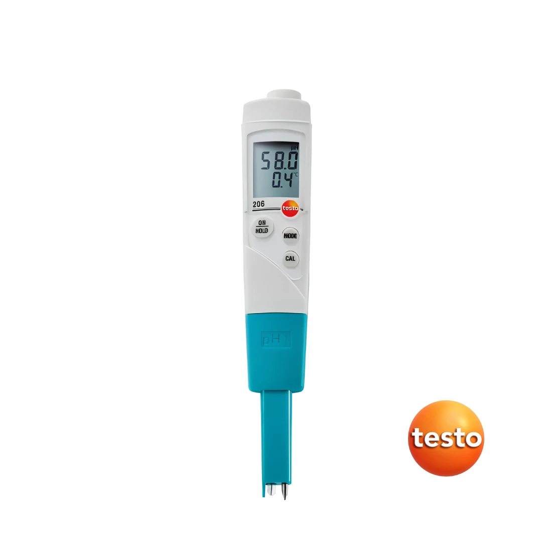 Testo 206-PH1 PH/Temperature Measuring Instrument (PH Meter) for Liquids