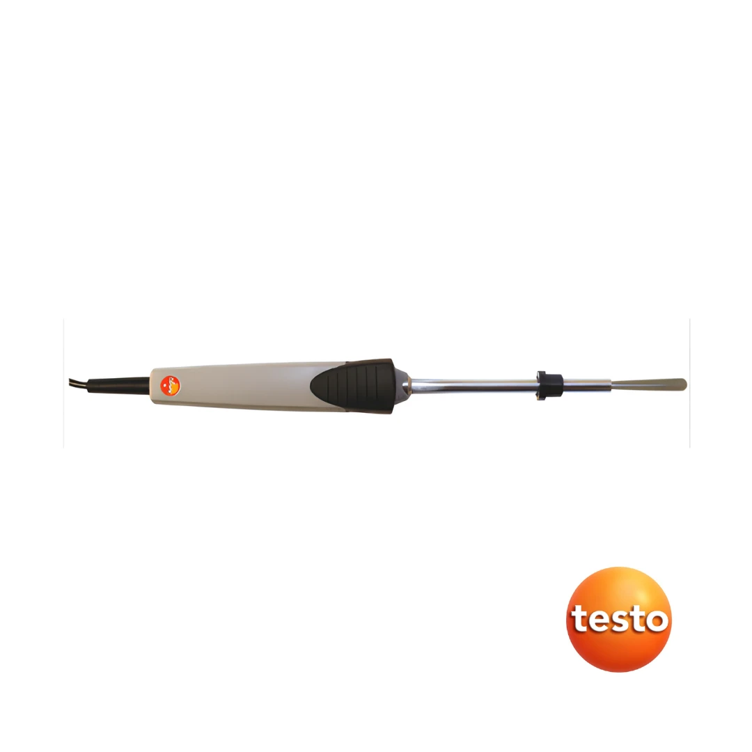 Testo Fast-Reaction Paddle Surface Probe (TC Type K) - for Measurement in Places That Are Difficult to Access
