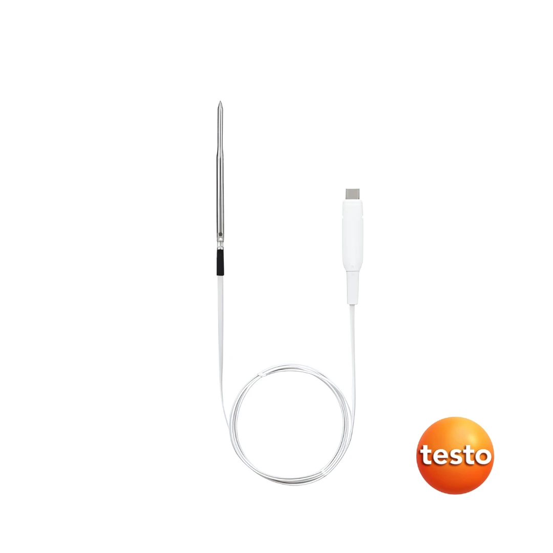 Testo Temperature Cable Probe (Digital) - with Pt100 Temperature Sensor
