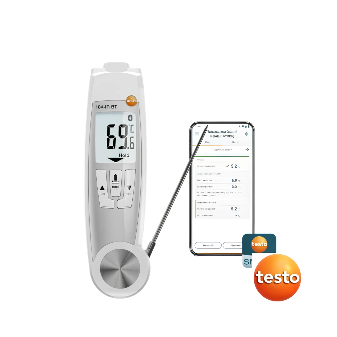 Testo 104-IR BT - Infrared/Penetration Thermometer with App Connection