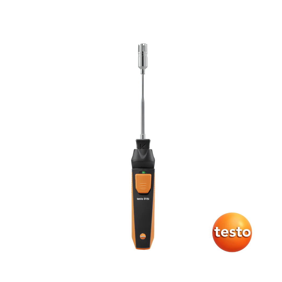 Testo 915i Thermometer with Surface Probe and Smartphone Operation