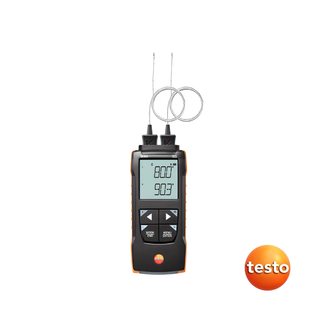 Testo 922 Differential Temperature Measuring Instrument for TC Type K with App Connection