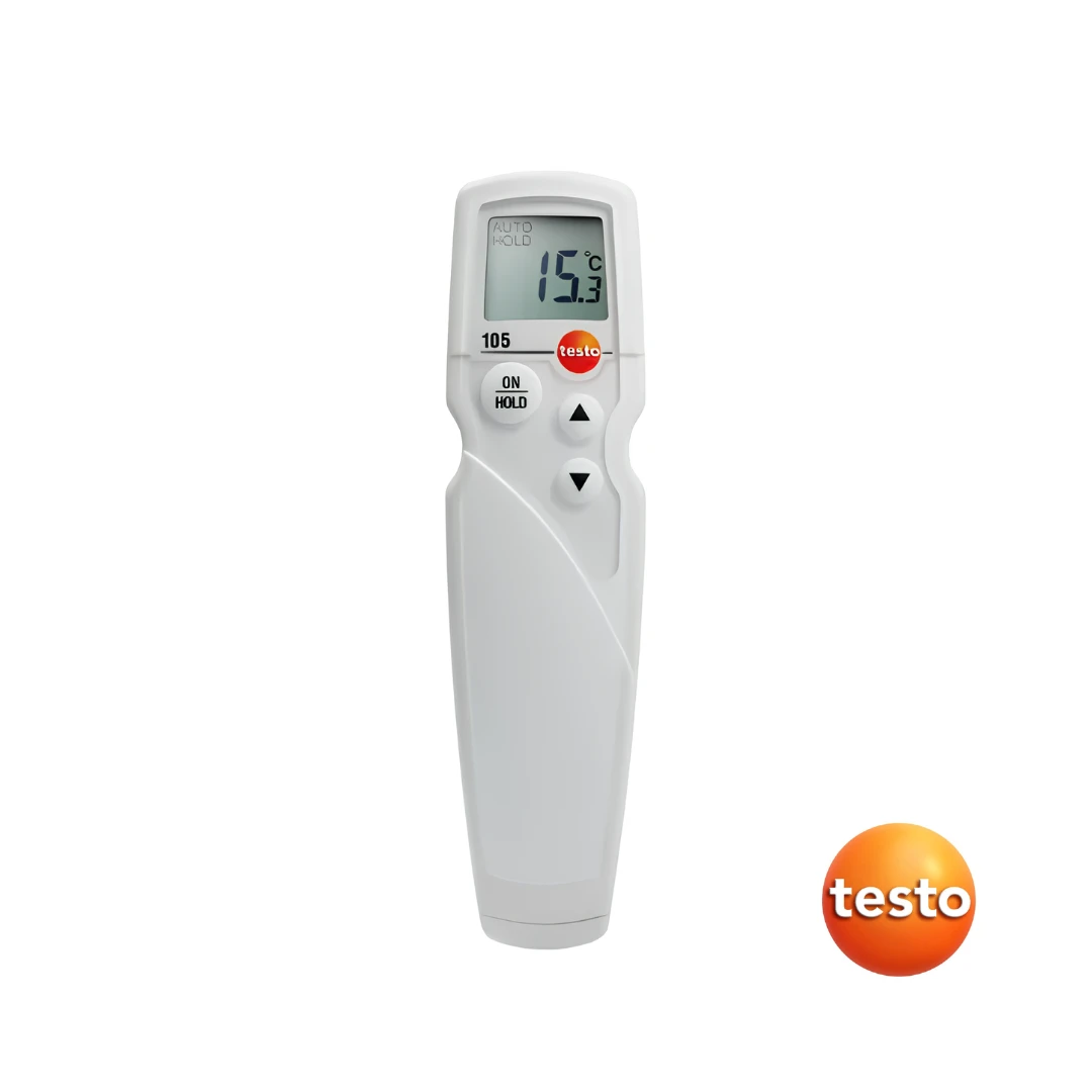 Testo 105 One-Hand Thermometer with Frozen Goods Measuring Tip