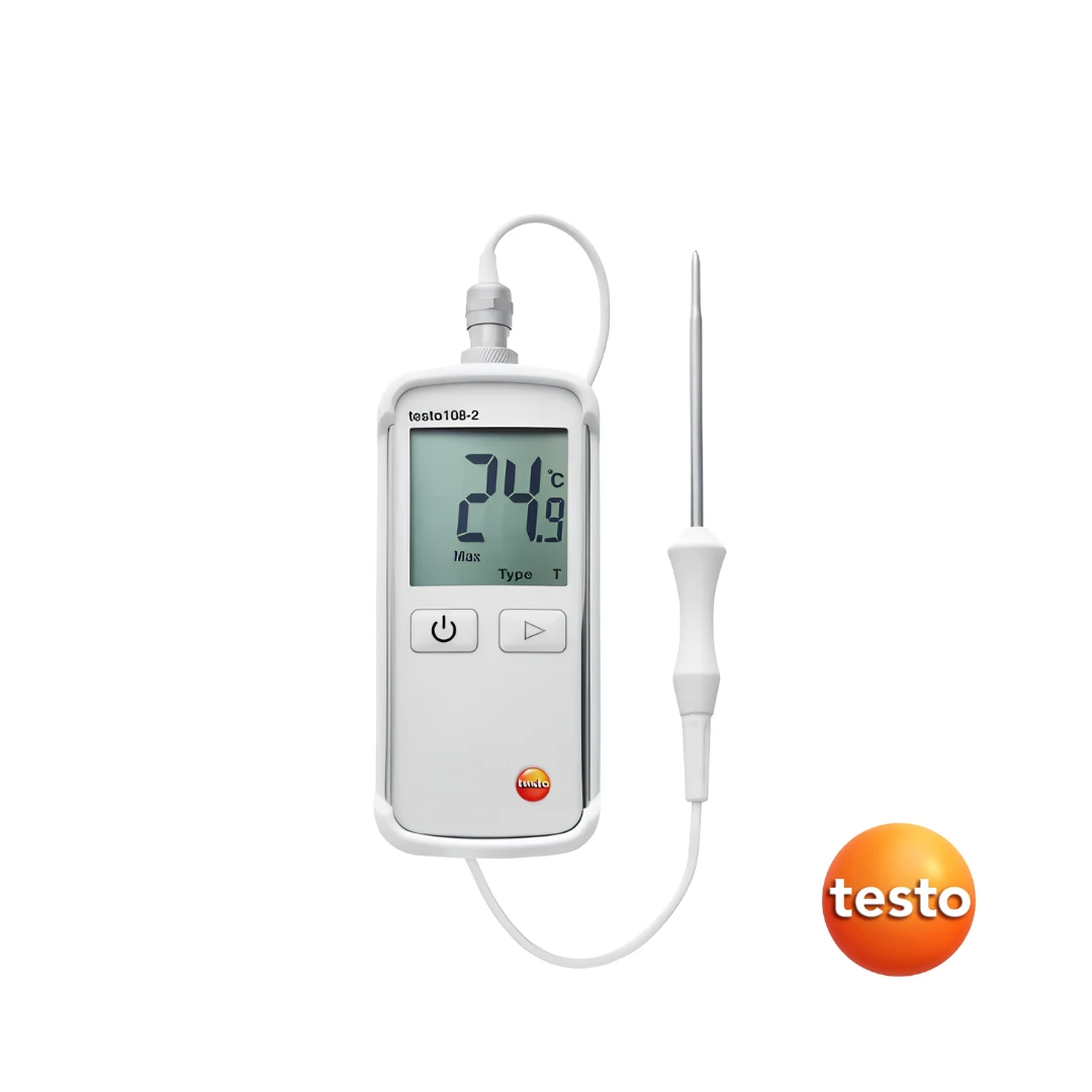 Testo 108-2 Temperature Measuring Instrument with Lockable Probe