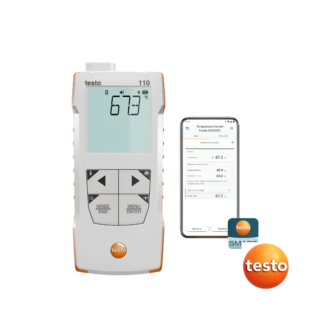 Testo 110 Food - Universal Temperature Measuring Instrument with App Connection