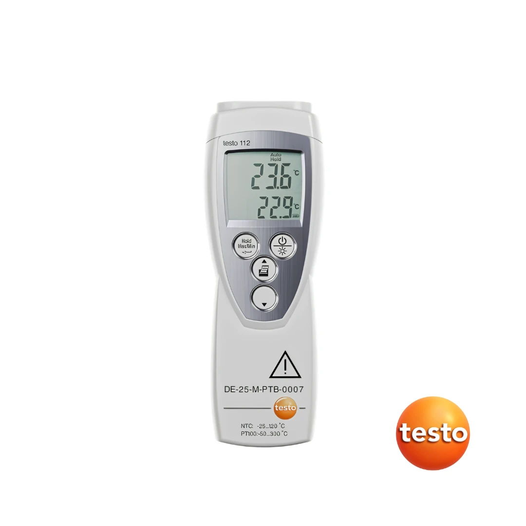 Testo 112 Highly Accurate Temperature Measuring Instrument - with PTB Approval