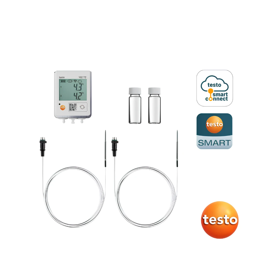 Testo 162 Refrigerator Kit - Kit for Monitoring the Temperature in Refrigerators