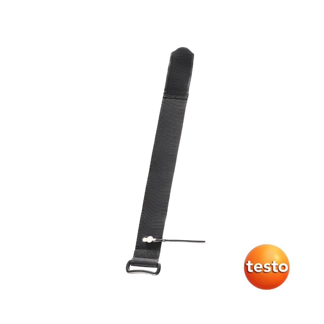 Testo Pipe Wrap Probe with Pt100 Temperature Sensor - for Measurements on Pipes (Ø 6-120 mm)