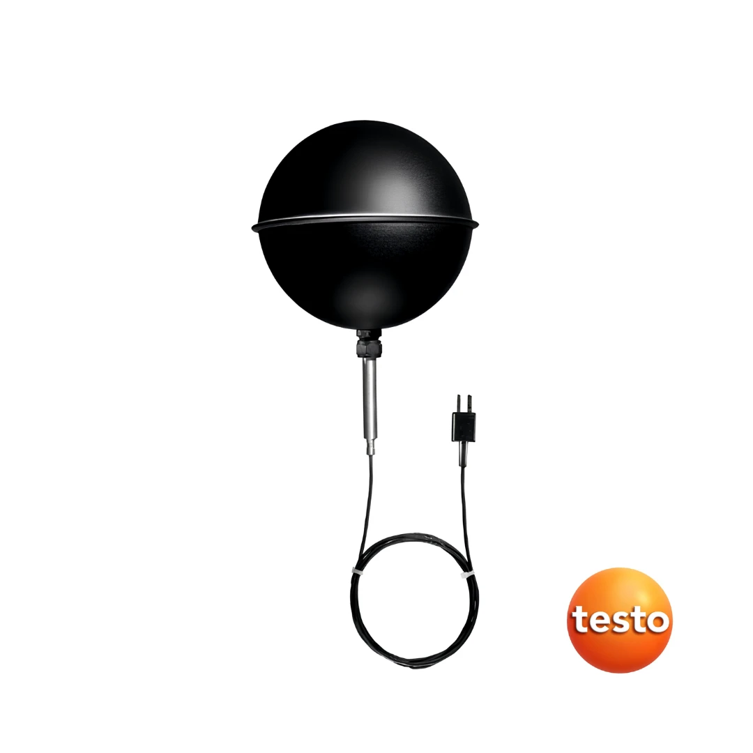 Testo Globe Thermometer (TC Type K) - for Radiant Heat