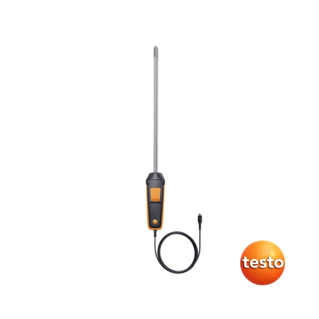 Testo Robust Humidity/Temperature Probe (Digital) - for Temperatures up to +180 °C, Wired
